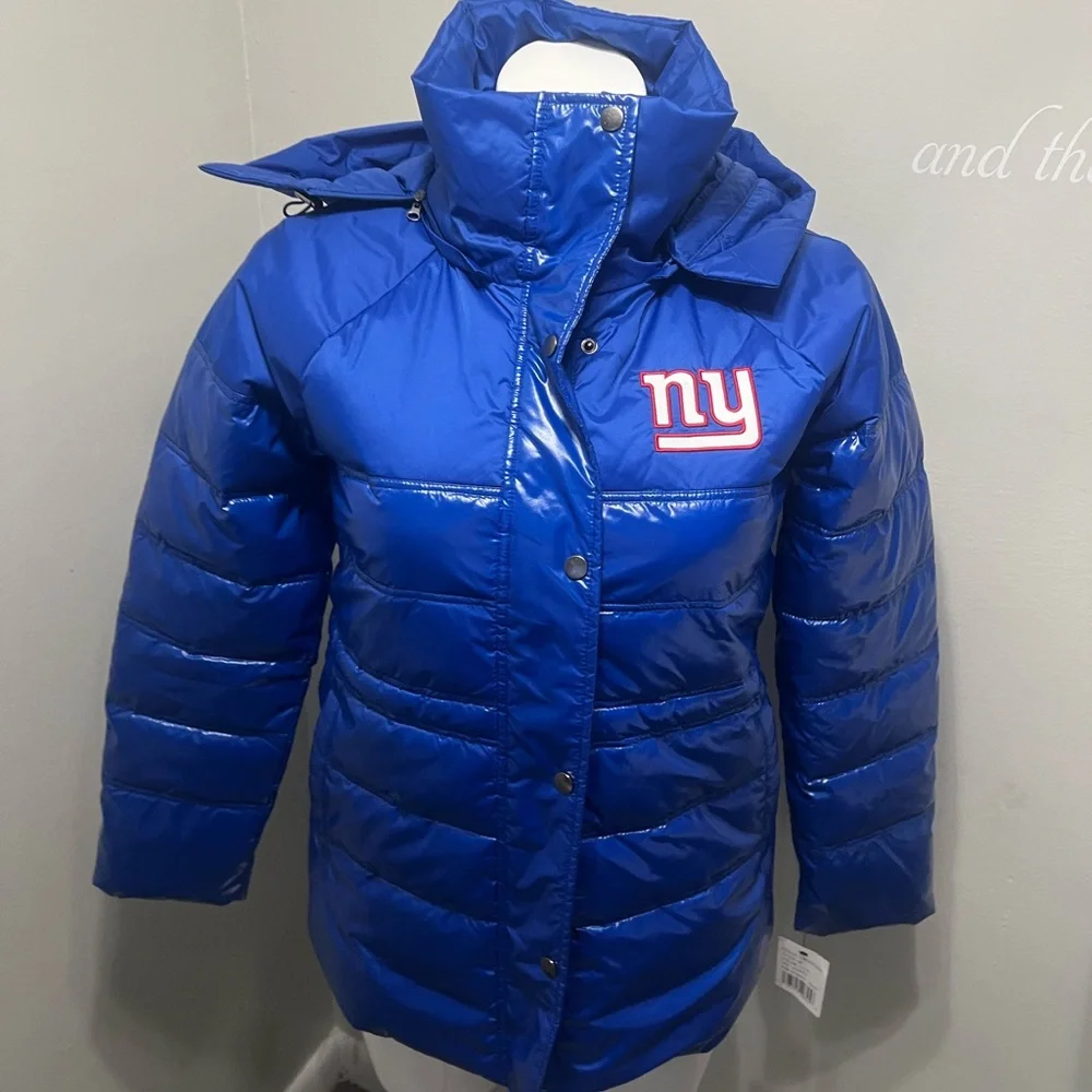 NFL Women's Royal Blue Puffer Jacket - Picture 1 of 8